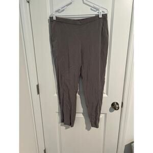 Eileen Fisher tencel grey pants size medium